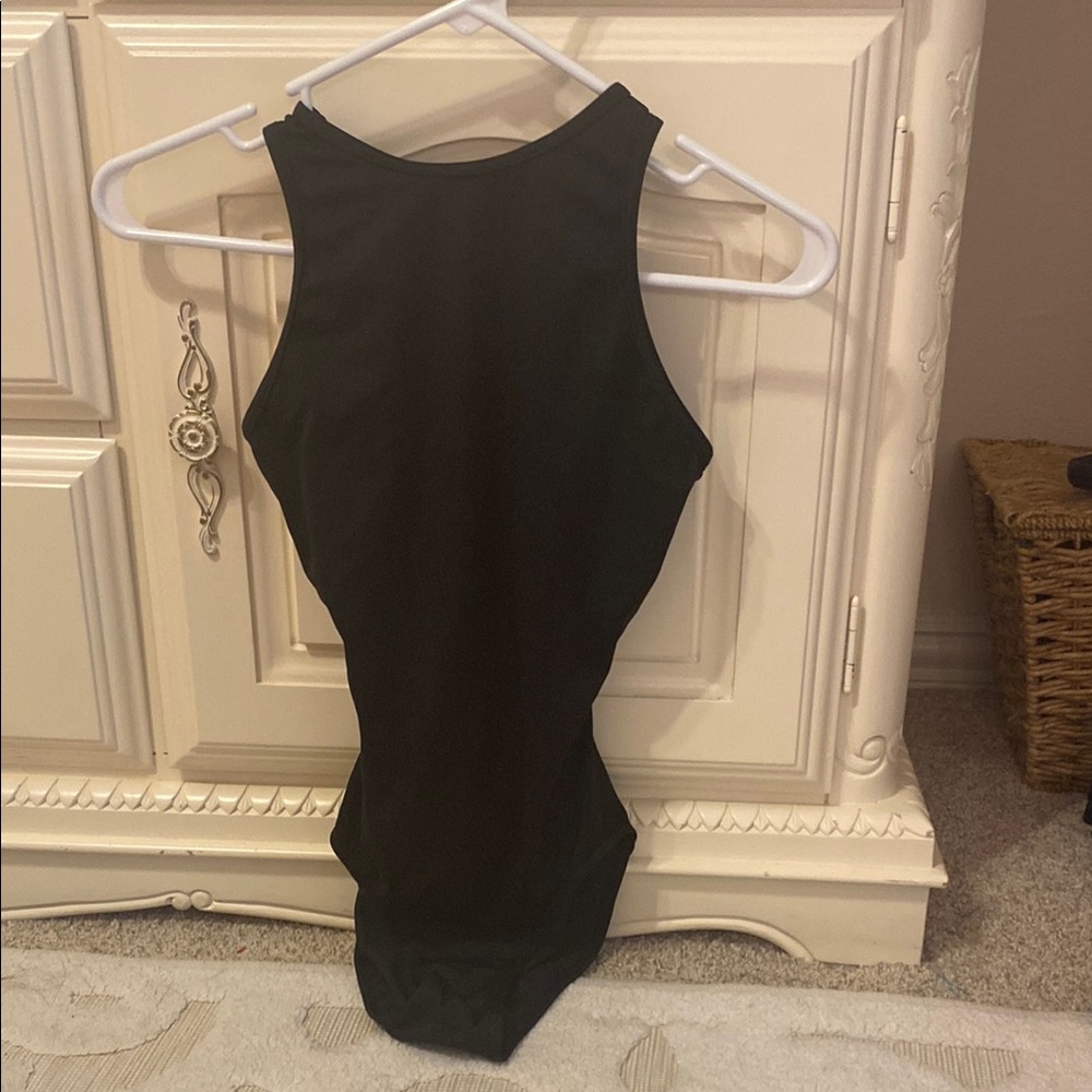 Black Weissman ballet dance leotard women
